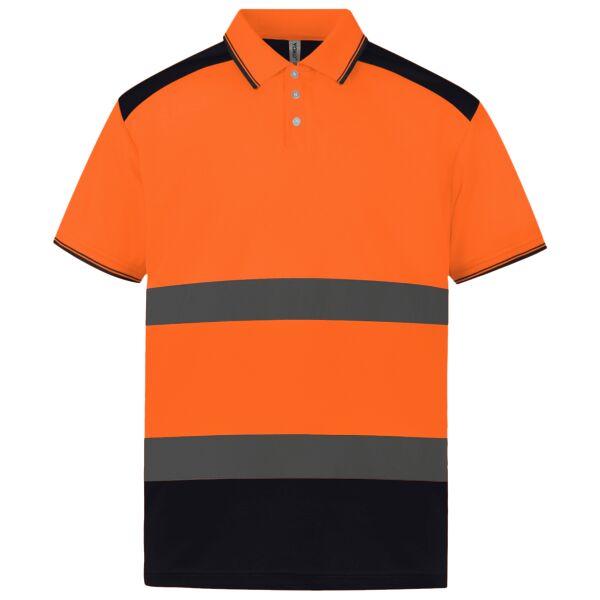 Yoko Two Tone Short Sleeve Polo Shirt Thumbnail