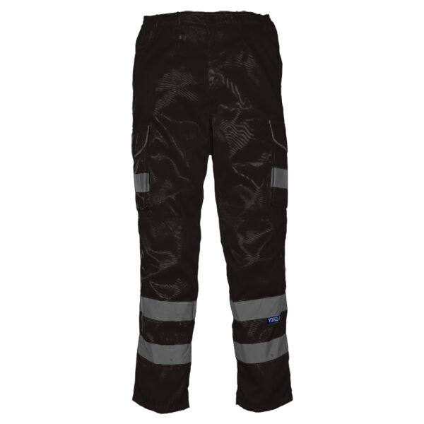 Yoko Hi-Vis Cargo Trousers with Knee Pad Pockets Thumbnail