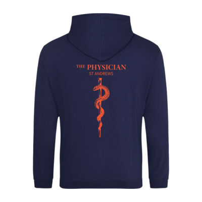 The Physician Classic Hoodie - Darks with Orange Graphic Thumbnail