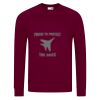 AWDis Academy Senior Raglan Sweatshirt Thumbnail